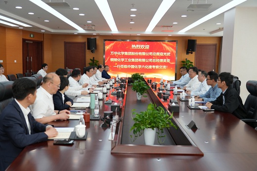 銅化集團(tuán) 萬(wàn)華化學(xué) 中化六建座談交流深化合作