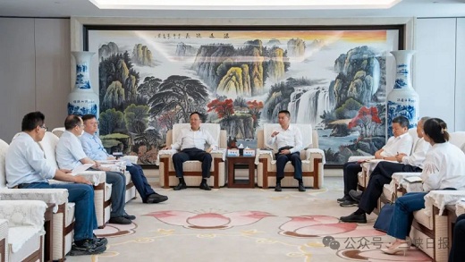 熊征宇陳紅輝與萬華化學(xué)廖增太銅化集團吳亞座談